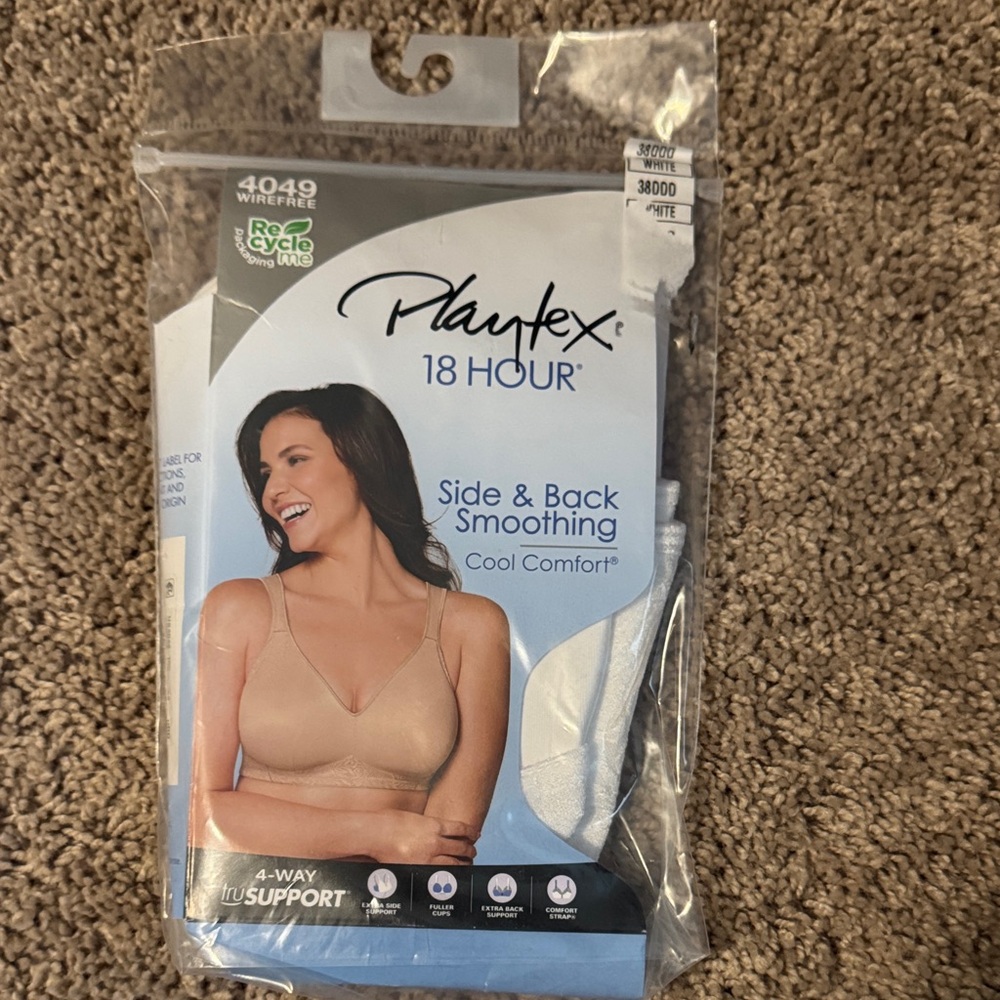 Playtex 18 Hour Side & Back Smoothing Bra - Tan